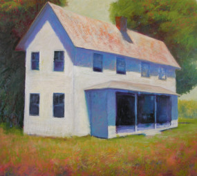 White Farmhouse 48x60